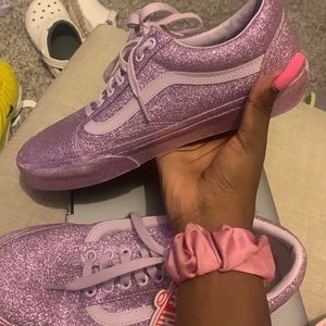 Vans, a glittery purple, only wore about 3 times, still in mid- condition.